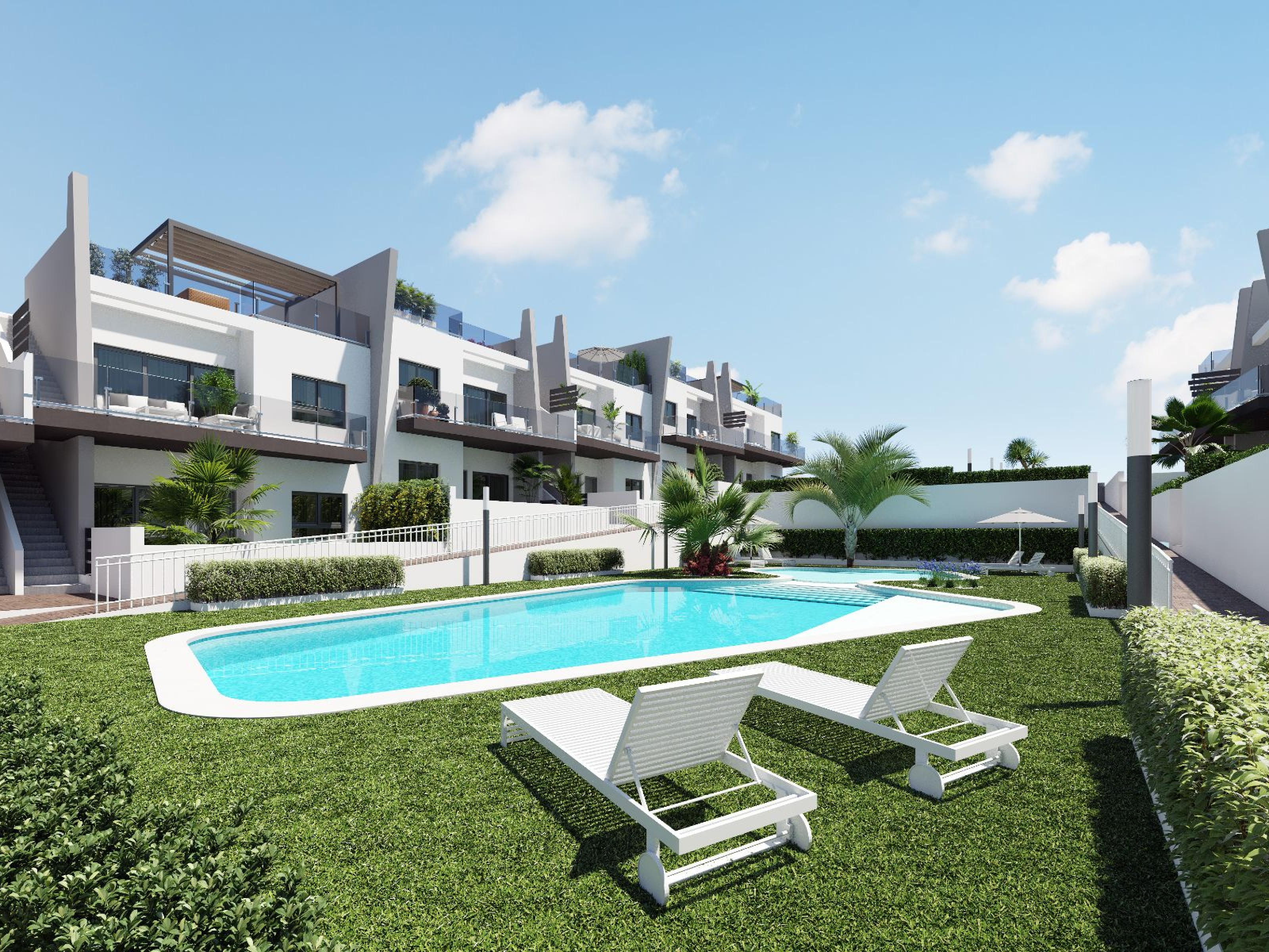 New Development of top or ground floor apartments in a traditional Spanish town